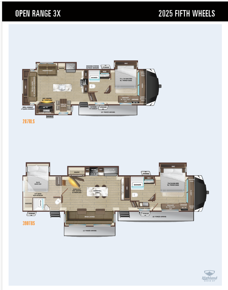 2025 Open Range 3X Fifth Wheel 