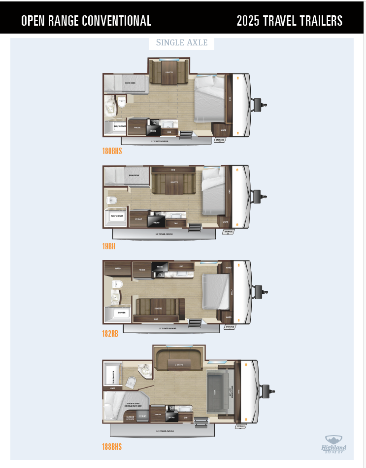 2025 Open Range Conventional Travel Trailer