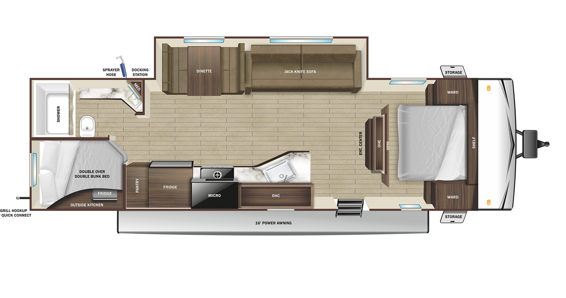 2025 Open Range Conventional 26BHS WEST Open Range RV