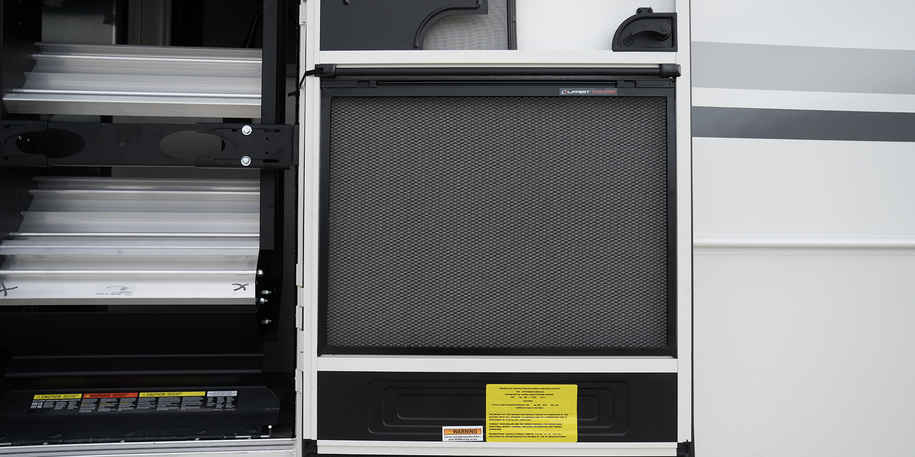 Child/Pet Screen Guard On Screen Door